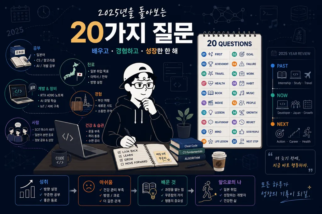 한 해를 마무리하는 20가지 질문